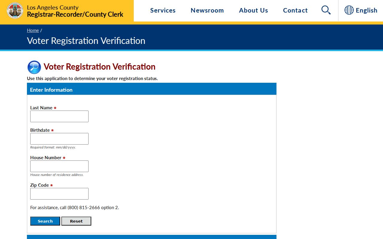 Bellflower residents directory voter status lookup