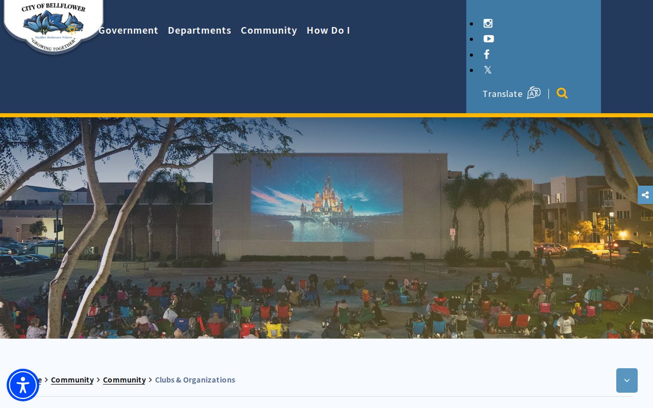 Bellflower neighbors community clubs and organizations