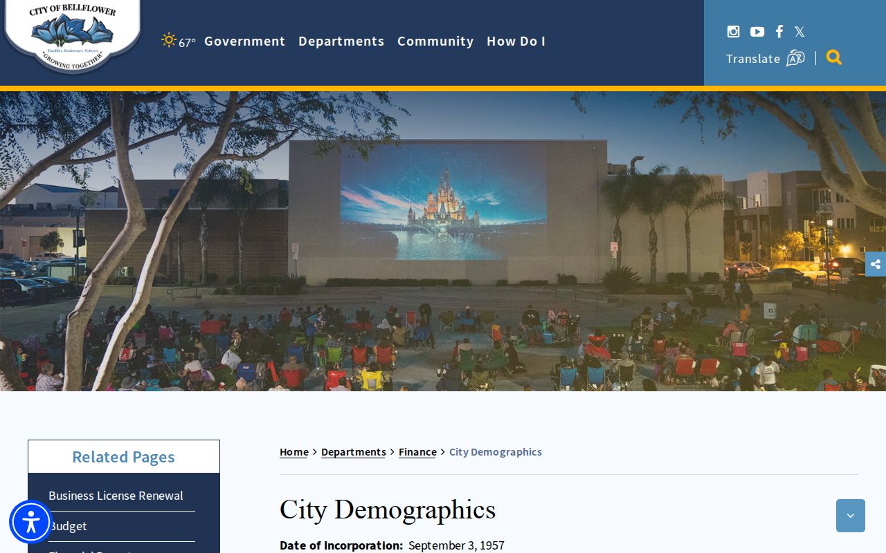 Bellflower ZIP code directory city demographics profile